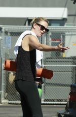 CHARLIZE THERON Leaves Yoga Class in West Hollywood 10/15/2017