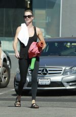 CHARLIZE THERON Leaves Yoga Class in West Hollywood 10/15/2017