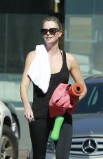 CHARLIZE THERON Leaves Yoga Class in West Hollywood 10/15/2017