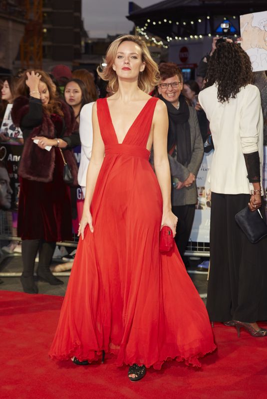 CHARLOTTE CARROLL at Breathe Premiere at BFI London Film Festival 10/04/2017