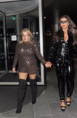 CHARLOTTE DAWSON and NADIA ESSEX at a Halloween Party in London 10/28/2017