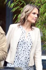 CHARLOTTE HAWKINS Leaves ITV Studio in London 10/24/2017