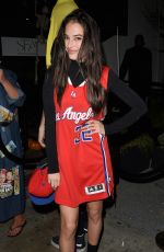 CHLOE BRIDGES at Matthew Morrison Halloween Party at Poppy Night Club in Hollywood 10/28/2017