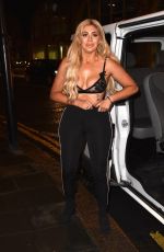 CHLOE FERRY on the Set of Geordie Shore in Newcastle 10/20/2017