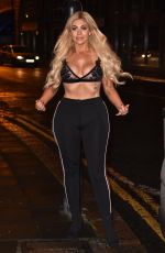 CHLOE FERRY on the Set of Geordie Shore in Newcastle 10/20/2017