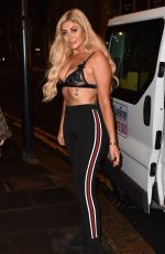 CHLOE FERRY on the Set of Geordie Shore in Newcastle 10/20/2017