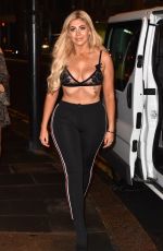 CHLOE FERRY on the Set of Geordie Shore in Newcastle 10/20/2017