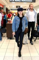 CHLOE MORETZ at Pearson International Airport in Toronto 10/25/2017