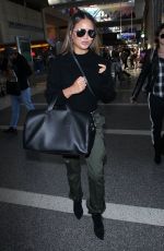 CHRISSY TEIGEN at Los Angeles International Airport 10/02/2017