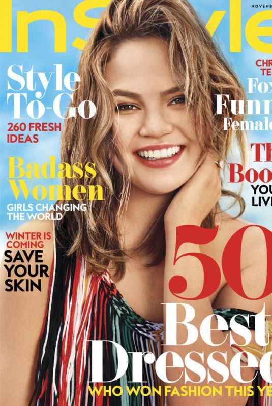 CHRISSY TEIGEN in Instyle Magazine, November 2017 Issue