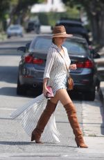 CHRISSY TEIGEN Out and About in Los Angeles 09/30/2017