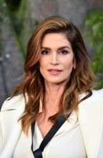 CINDY CRAWFORD Arrives at Chanel Fashion Show in Paris 10/03/2017
