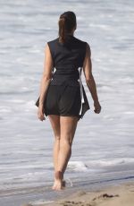 CINDY CRAWFORD on the Set of a Photoshoot in Santa Monica 10/26/2017