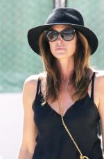 CINDY CRAWFORD Out and About in Malibu 10/10/2017