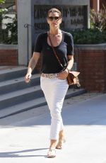 CINDY CRAWFORD Out and About in Santa Monica 10/16/2017