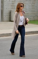 CINDY CRAWFORD Out and About in Santa Monica 10/30/2017