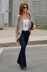 CINDY CRAWFORD Out and About in Santa Monica 10/30/2017