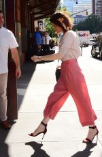 CLAIRE FOY Arrives at Her Hotel in New York 10/10/2017