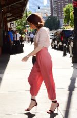 CLAIRE FOY Arrives at Her Hotel in New York 10/10/2017