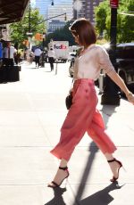 CLAIRE FOY Arrives at Her Hotel in New York 10/10/2017