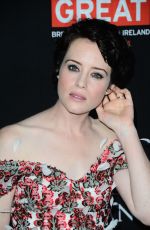 CLAIRE FOY at Bafta Los Angeles Britannia Awards in Los Angeles 10/27/2017