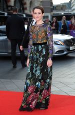 CLAIRE FOY at Breathe Premiere At BFI London Film Festival 10/04/2017