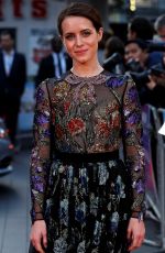 CLAIRE FOY at Breathe Premiere At BFI London Film Festival 10/04/2017