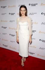 CLAIRE FOY at Breathe Special Screening in New York 10/09/2017