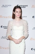 CLAIRE FOY at Breathe Special Screening in New York 10/09/2017