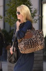 CLAUDIA SHIFFER Leaves Crosby Hotel in New York 10/19/2017