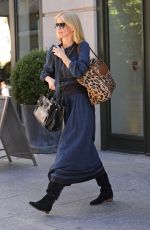 CLAUDIA SHIFFER Leaves Crosby Hotel in New York 10/19/2017