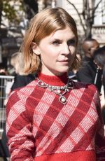 CLEMENCE POESY at Miu Miu Fashion Show in Paris 10/03/2017