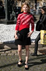 CLEMENCE POESY at Miu Miu Fashion Show in Paris 10/03/2017