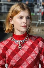 CLEMENCE POESY at Miu Miu Fashion Show in Paris 10/03/2017
