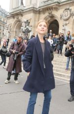 CLEMENCE POESY at Stella McCartney Fashion Show in Paris 10/01/2017