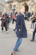CLEMENCE POESY at Stella McCartney Fashion Show in Paris 10/01/2017