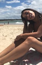 CLEOPATRA COLEMAN in Bikini at a Beach, Instagram Pictures