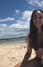 CLEOPATRA COLEMAN in Bikini at a Beach, Instagram Pictures