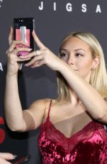 CORINNE OLYMPIOS at Jigsaw Premiere in Los Angeles 10/25/2017
