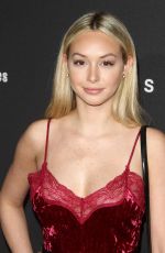 CORINNE OLYMPIOS at Jigsaw Premiere in Los Angeles 10/25/2017