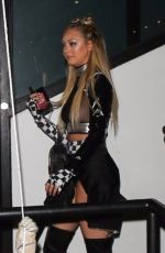 CORINNE OLYMPIOS at Matthew Morrison Halloween Party at Poppy Night Club in Hollywood 10/28/2017