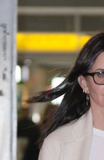 COURTENEY COX at JFK Airport in New York 10/16/2017