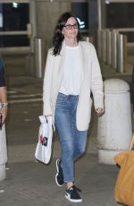 COURTENEY COX at JFK Airport in New York 10/16/2017