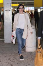 COURTENEY COX at JFK Airport in New York 10/16/2017