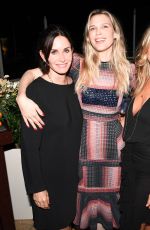 COURTENEY COX at Tabitha Simmons by Jennifer Aniston Dinner in West Hollywood 10/12/2017