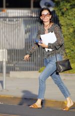 COURTENEY COX Out and About in Beverly Hills 10/10/2017