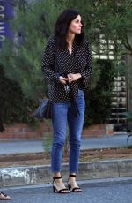 COURTENEY COX Out and About in Hollywood 10/12/2017