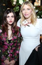 COURTNEY LOVE and FRANCES BEAN COBAIN at Maria Carla Boscono Party in Paris 09/29/2017