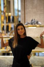 CRISTINA BUCCINO Out Shopping in Milan 10/17/2017