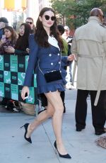 CRYSTAL REED Arrives at AOL Build Speaker Series in New York 10/19/2017